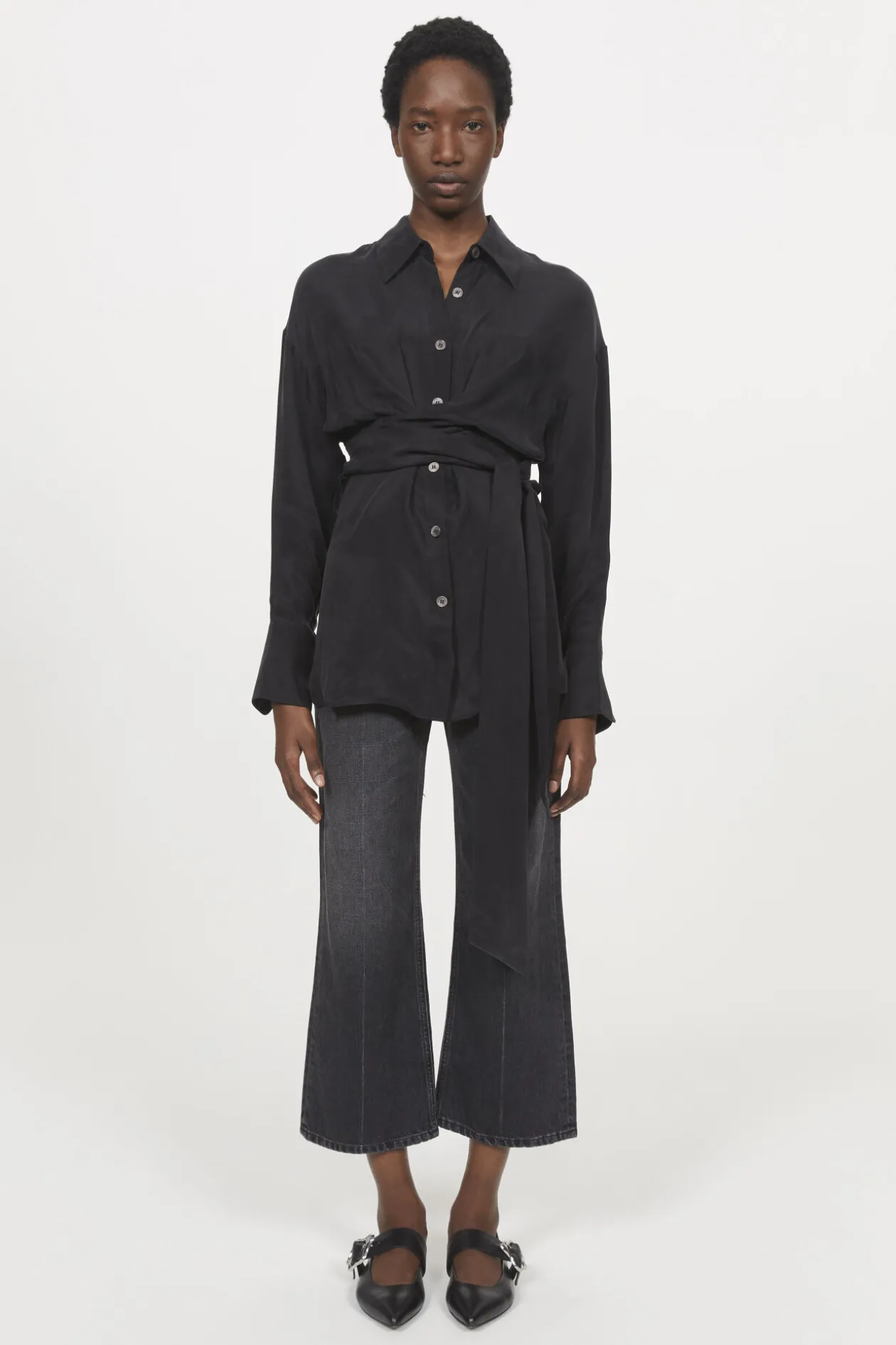 Almond Peach Twill Shirt Rodebjer