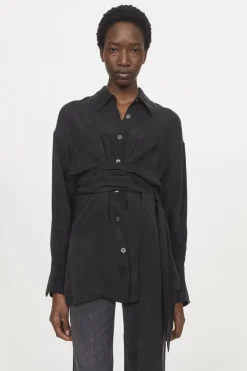 Almond Peach Twill Shirt Rodebjer