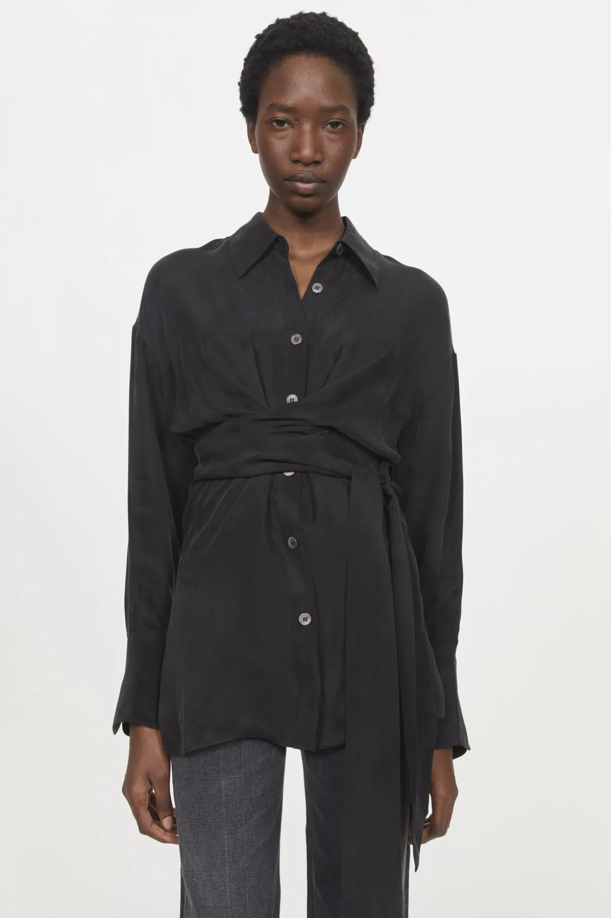 Almond Peach Twill Shirt Rodebjer