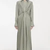 Apple Peach Twill Dress Rodebjer