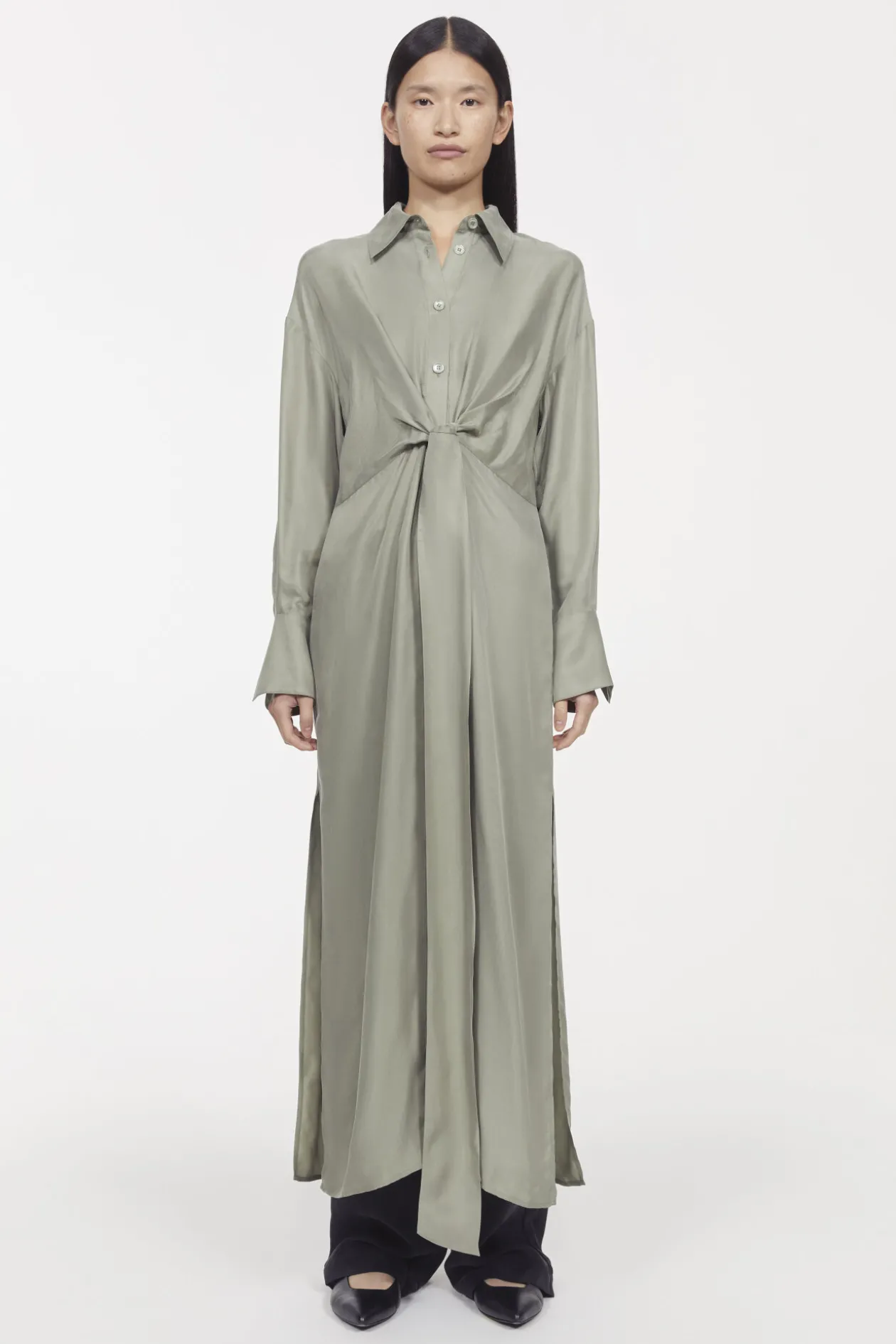 Apple Peach Twill Dress Rodebjer