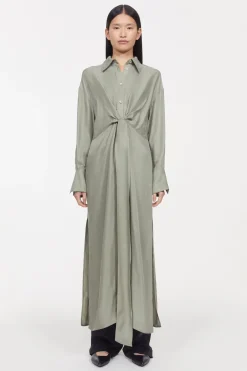Apple Peach Twill Dress Rodebjer
