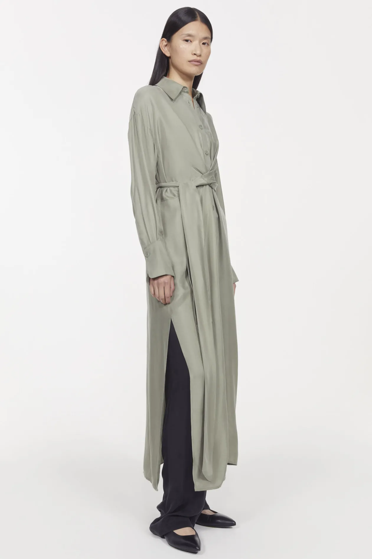 Apple Peach Twill Dress Rodebjer