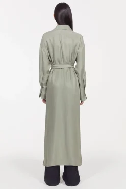 Apple Peach Twill Dress Rodebjer