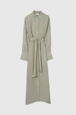 Apple Peach Twill Dress Rodebjer