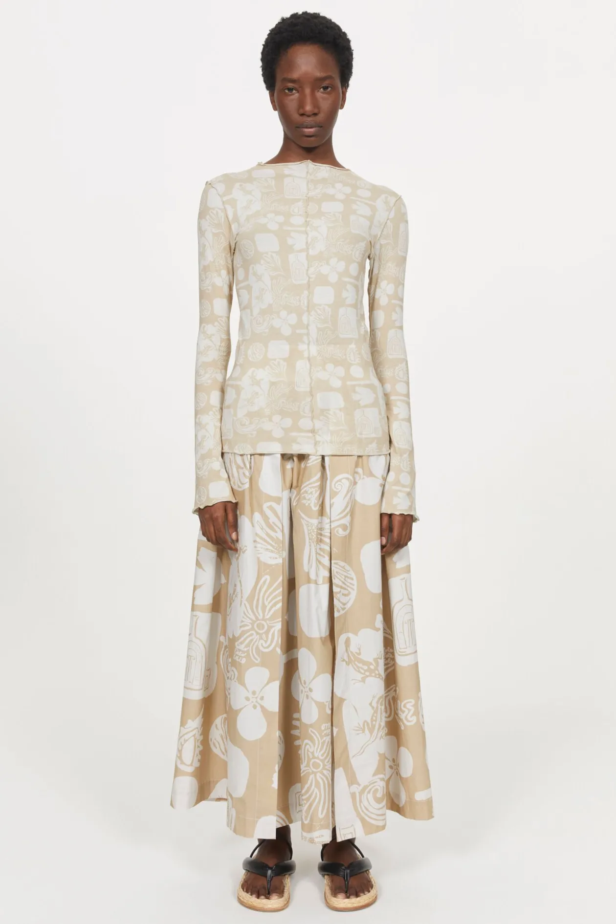 Columbina Sketchbook Jersey Top Rodebjer