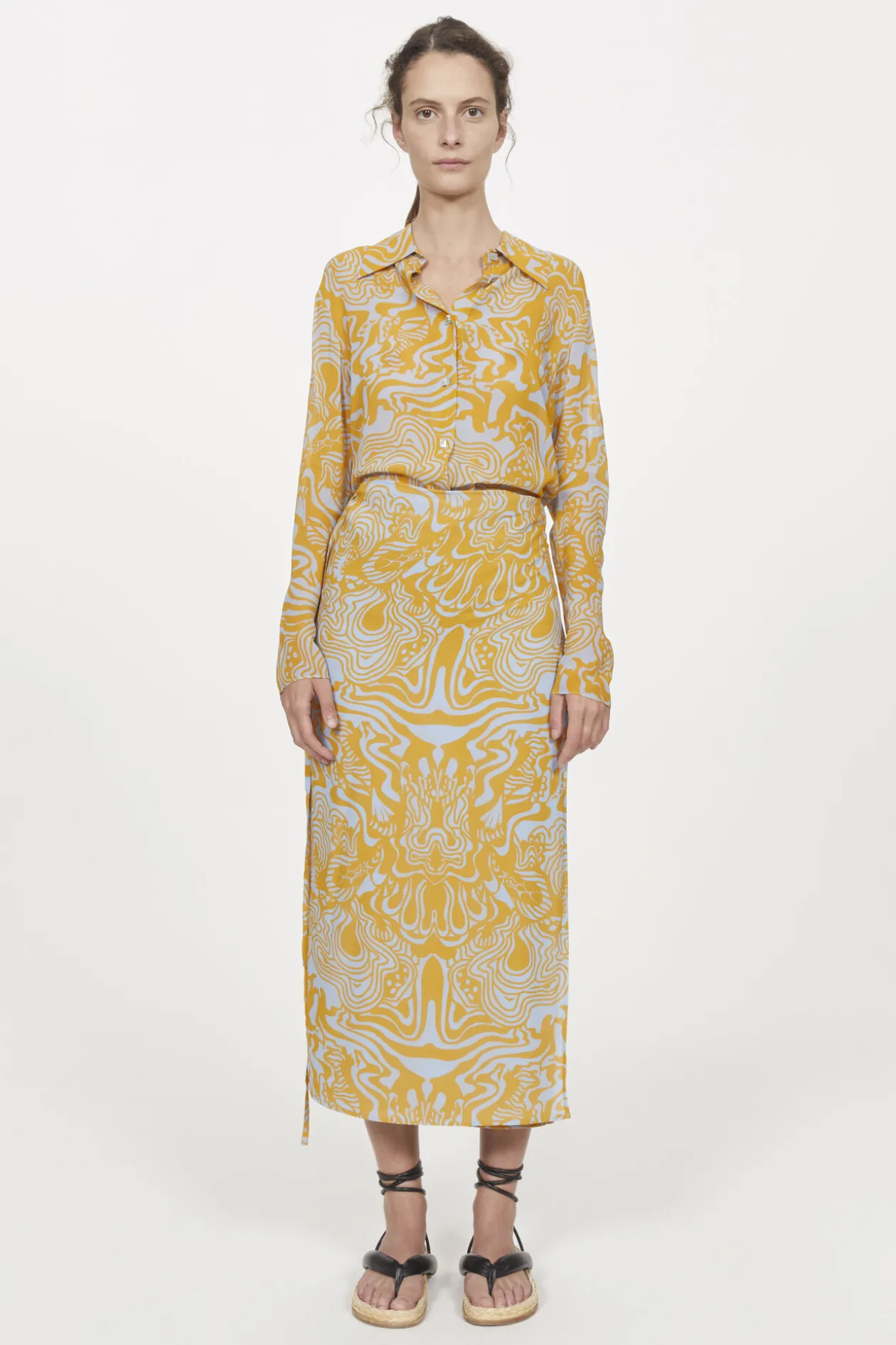 Lunata Chiffon Skirt Rodebjer
