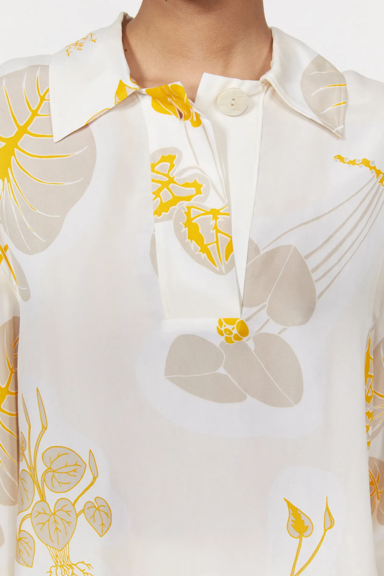 Sunshine Leaf Shirt Rodebjer