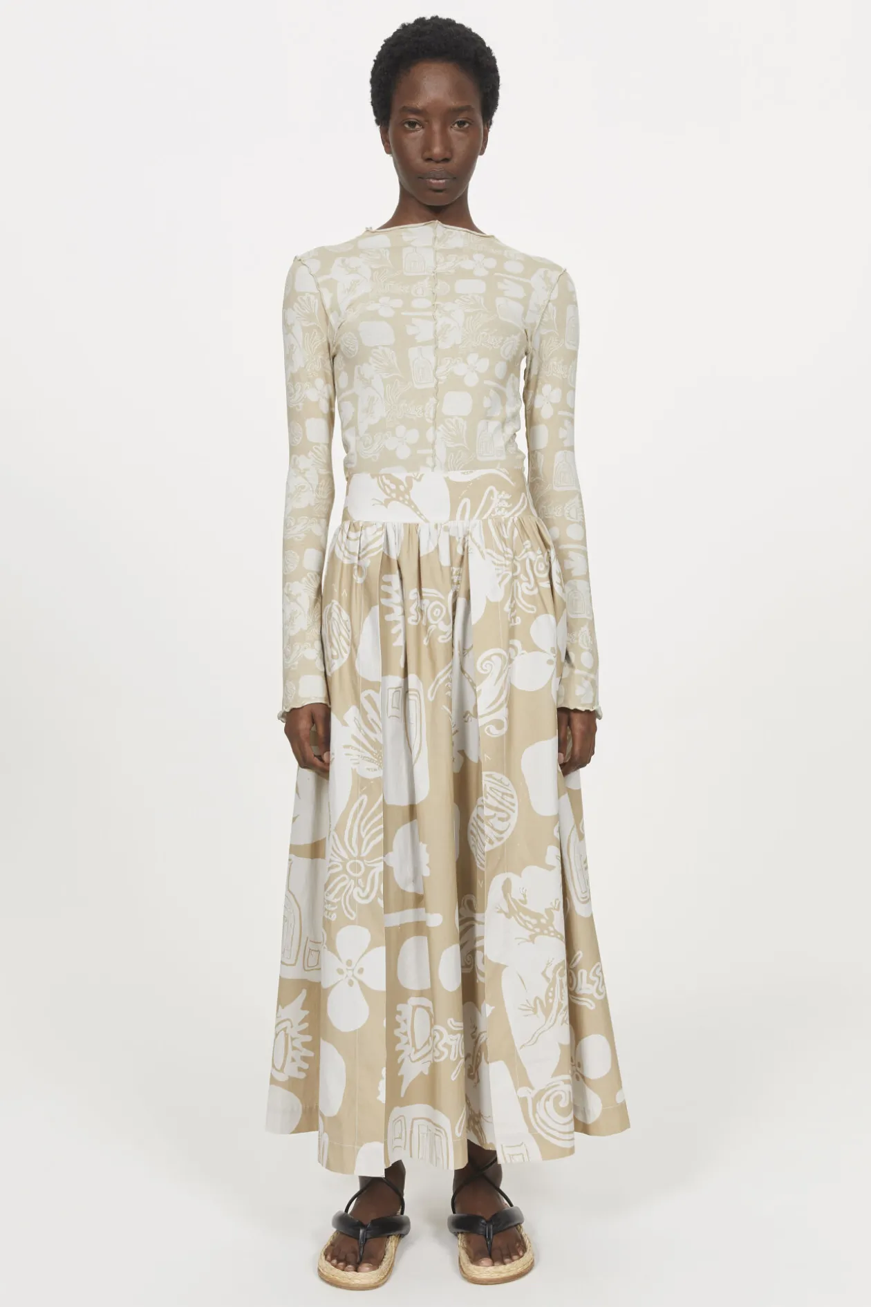 Taemoo Print Skirt Rodebjer
